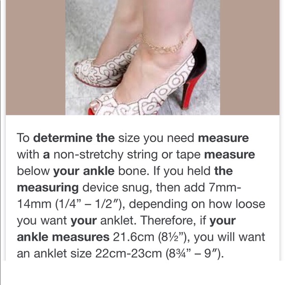 ARTISAN Customized Anklet Bracelet - Picture 4 of 5